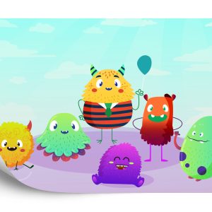 Papier Peint Monster Mayhem Iii – Image 2