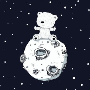 Papier Peint Boris Et La Lune – Image 1