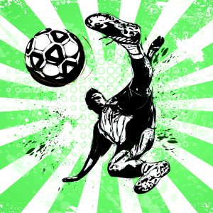 Papier Peint Stars Du Foot : Frappez ! – Image 1