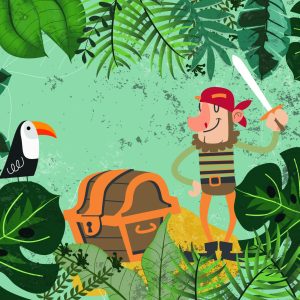 Papier Peint Capitaine Buckle Dans La Jungle – Image 1