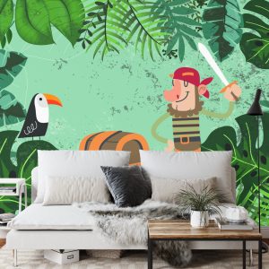 Papier Peint Capitaine Buckle Dans La Jungle – Image 3