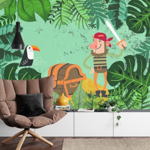 Papier Peint Capitaine Buckle Dans La Jungle – Image 4