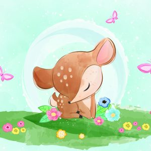 Papier Peint Sadie La Princesse Cerf Ii – Image 1