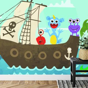Papier Peint Monstre Mayhem Pirates – Image 7