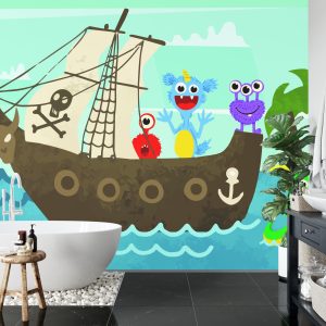 Papier Peint Monstre Mayhem Pirates – Image 5