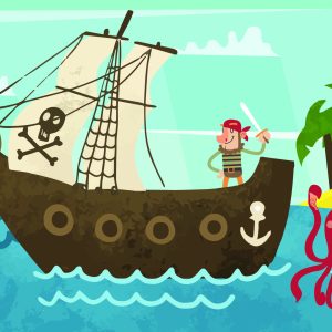 Papier Peint Capitaine Buckle Set's Sail – Image 1