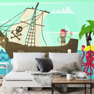 Papier Peint Capitaine Buckle Set's Sail – Image 3