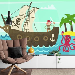 Papier Peint Capitaine Buckle Set's Sail – Image 4