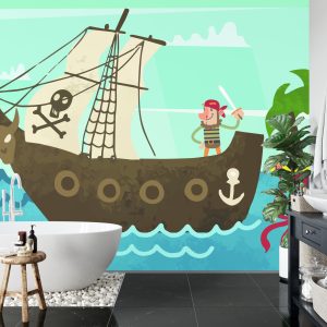 Papier Peint Capitaine Buckle Set's Sail – Image 5