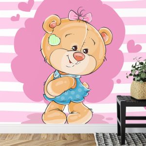 Papier Peint Les Oursons Au Grand Coeur : Claudia – Image 7