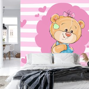 Papier Peint Les Oursons Au Grand Coeur : Claudia – Image 8