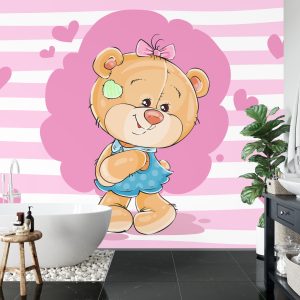 Papier Peint Les Oursons Au Grand Coeur : Claudia – Image 5