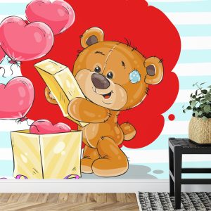 Papier Peint Les Oursons Au Grand Cœur : Boîte De Cœurs – Image 7