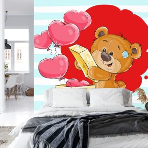 Papier Peint Les Oursons Au Grand Cœur : Boîte De Cœurs – Image 8