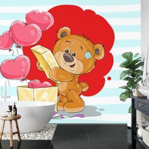 Papier Peint Les Oursons Au Grand Cœur : Boîte De Cœurs – Image 5