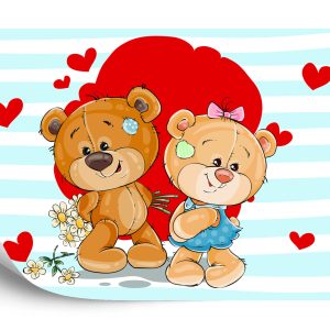 Papier Peint Les Ours Au Grand Cœur : Bradley Et Claudia – Image 2