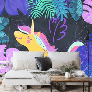 Papier Peint Forêt Nocturne D'ula La Unicornio – Image 3