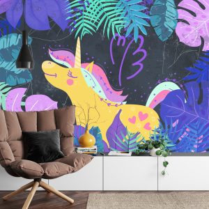 Papier Peint Forêt Nocturne D'ula La Unicornio – Image 4