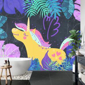 Papier Peint Forêt Nocturne D'ula La Unicornio – Image 5