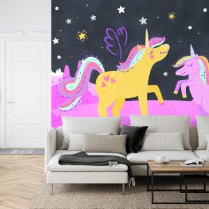 Papier Peint Ula La Unicornio & Lola Sous Les Étoiles – Image 6