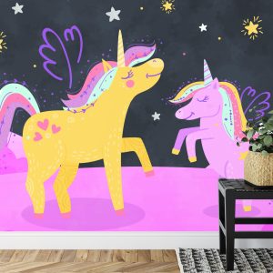 Papier Peint Ula La Unicornio & Lola Sous Les Étoiles – Image 7