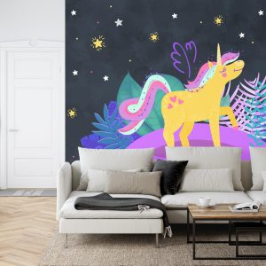 Papier Peint Ula La Unicornio Etoiles De La Nuit – Image 6