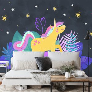 Papier Peint Ula La Unicornio Etoiles De La Nuit – Image 3