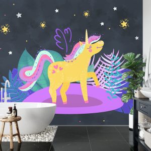 Papier Peint Ula La Unicornio Etoiles De La Nuit – Image 5