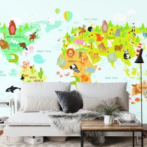 Papier Peint Petits Animaux, Grand Monde – Image 3