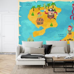 Papier Peint Carte Au Trésor Du Capitaine Buckle – Image 6