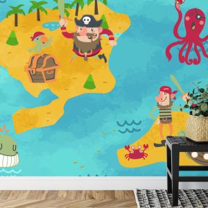 Papier Peint Carte Au Trésor Du Capitaine Buckle – Image 7