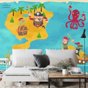 Papier Peint Carte Au Trésor Du Capitaine Buckle – Image 3