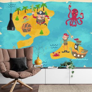 Papier Peint Carte Au Trésor Du Capitaine Buckle – Image 4