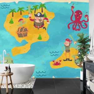 Papier Peint Carte Au Trésor Du Capitaine Buckle – Image 5