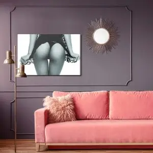 Peinture sur toile Femme En Lingerie Sensuelle – Image 4