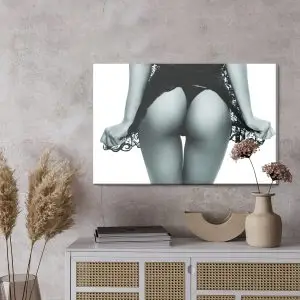 Peinture sur toile Femme En Lingerie Sensuelle – Image 3