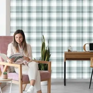 Papier Peint Treillis Élégant En Gris – Image 7