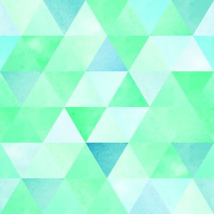 Papier Peint Triangles Turquoises Dans Un Style Vintage – Image 1