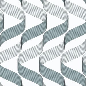 Papier Peint Géométrique - Vagues Modernes – Image 1