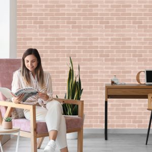 Papier Peint Effet 3D De Brique Moderne – Image 7