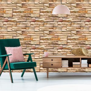 Papier Peint Effet 3D En Pierre D'ardoise – Image 6