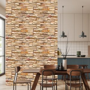 Papier Peint Effet 3D En Pierre D'ardoise – Image 4