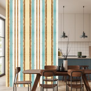 Papier Peint Planches De Bois Colorées – Image 4