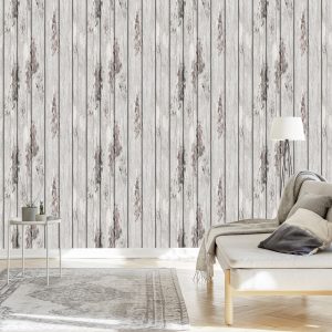 Papier Peint Planches De Bois De Style Scandinave – Image 3