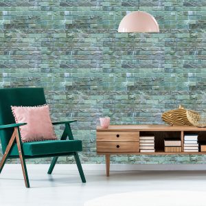 Papier Peint Briques Colorées - Effet 3D – Image 6