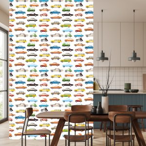 Papier Peint Pour Les Enfants - Voitures Colorées – Image 4