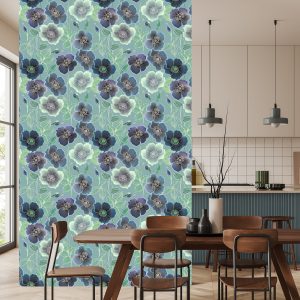 Papier Peint Belles Fleurs Dans Un Style Vintage – Image 4