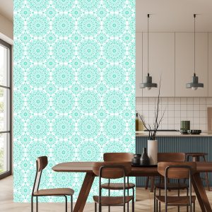 Papier Peint Beau Mandala Turquoise – Image 4