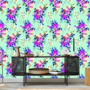 Papier Peint Belles Fleurs Colorées – Image 5