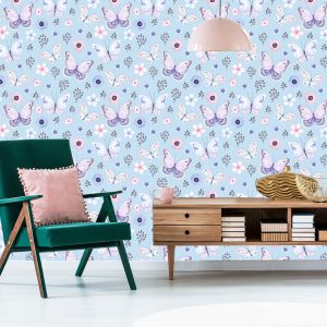 Papier Peint Pour Les Enfants - Papillons Délicats – Image 6